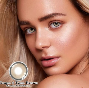 GRAPE 4 TONE BROWN  KOREAN SERIES 14.2 DIAMETER