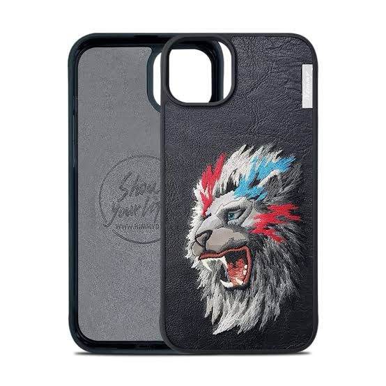 Nimmy 3D Embroidery Leather Swag Back  Iphone Case