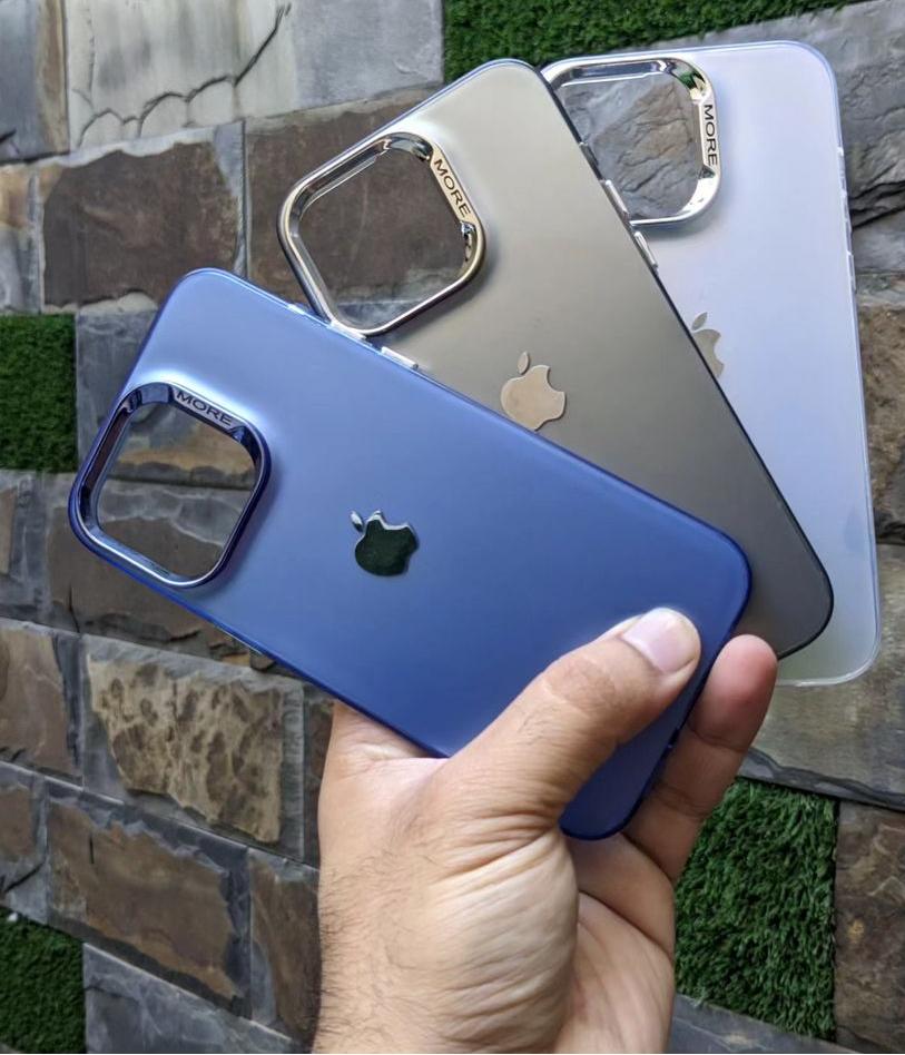 Matte Logo Glass Case for iPhone