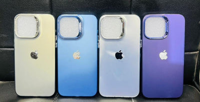 Matte Logo Glass Case for iPhone