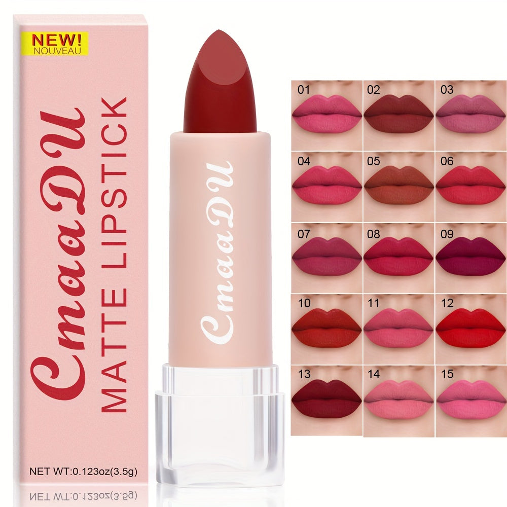 15 Colors Non-stick Cup Lipstick Lip Gloss New Matte Misty Moisturizing Waterproof, Classic Lipstick Gift For Women Valentine's Day Gifts