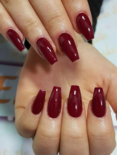 RED WINE NAILS