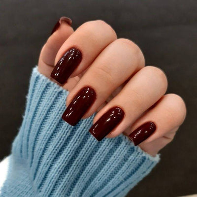 RED WINE NAILS