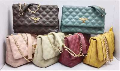 New fashion Double chain style carry short bag in bubble