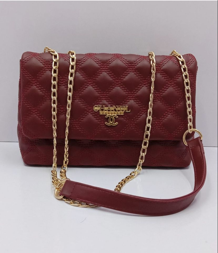 New fashion Double chain style carry short bag in bubble